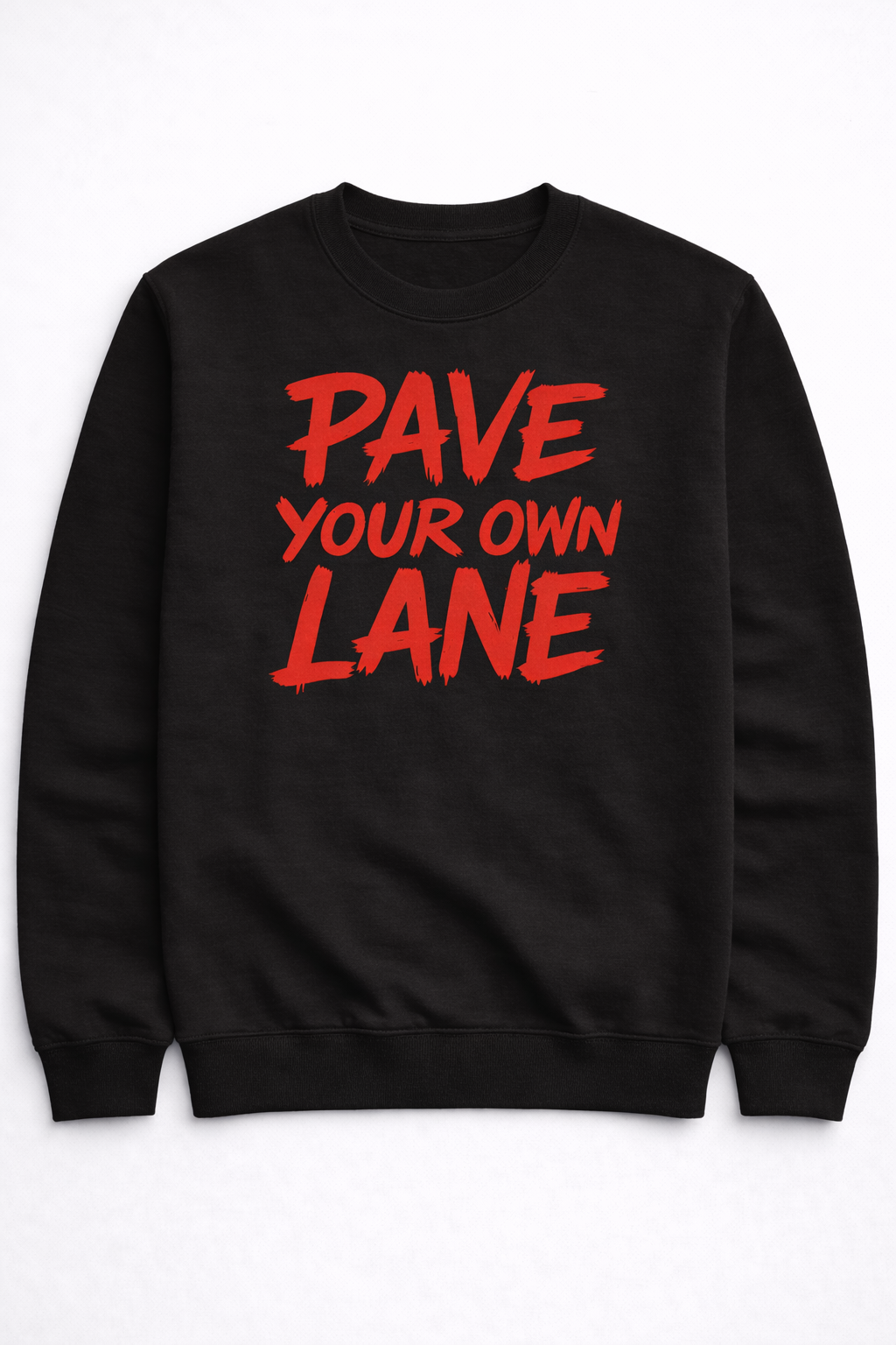 PYOL black and red crew neck sweater