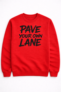 PYOL red Long sleeve crew neck sweater