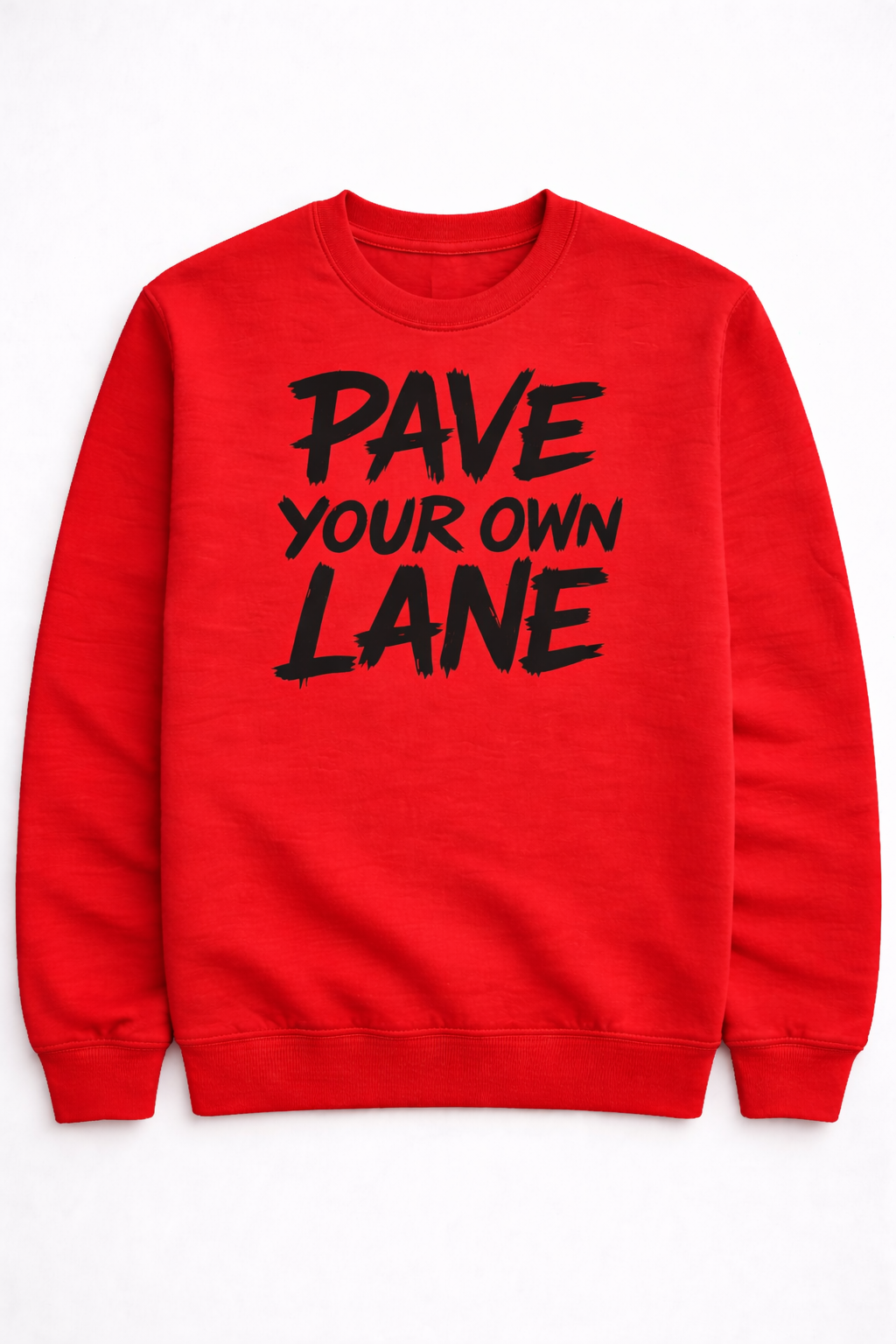 PYOL red Long sleeve crew neck sweater