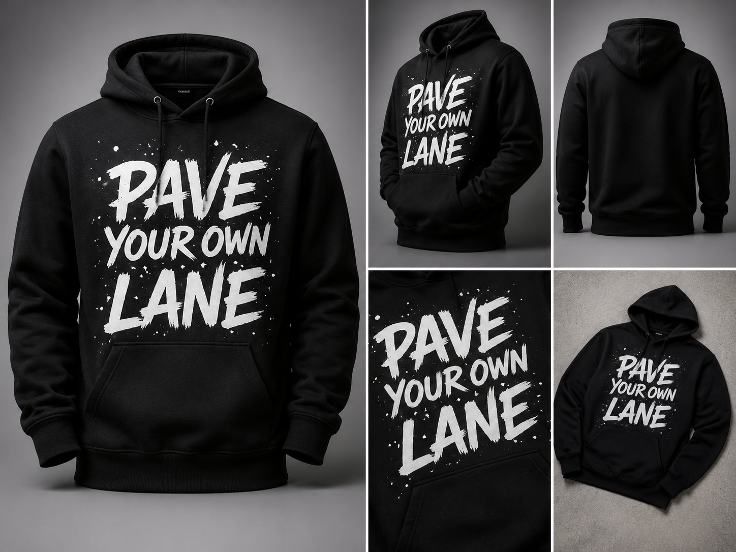 PYOL BLACK HOODIE