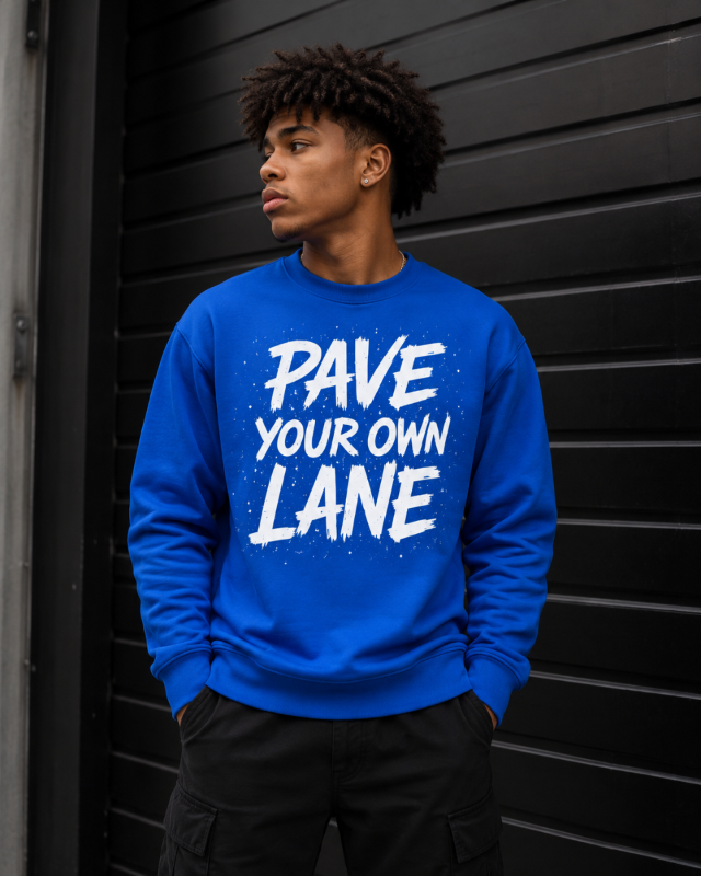 PYOL BLUE CREW NECKSWEATER